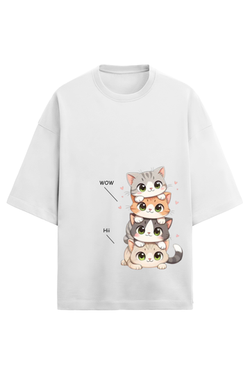 Scratchh Unisex Terry Oversized T-Shirt | 280 GSM | Premium Fit