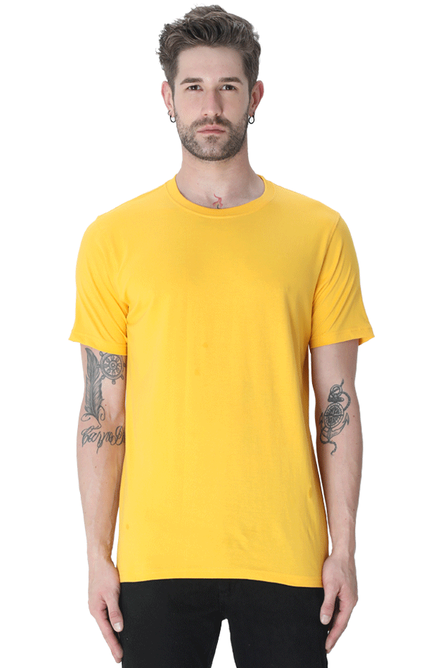 Scratchh Classic Crew Neck T-Shirt for Men | 180 GSM | Everyday Streetwear Fit
