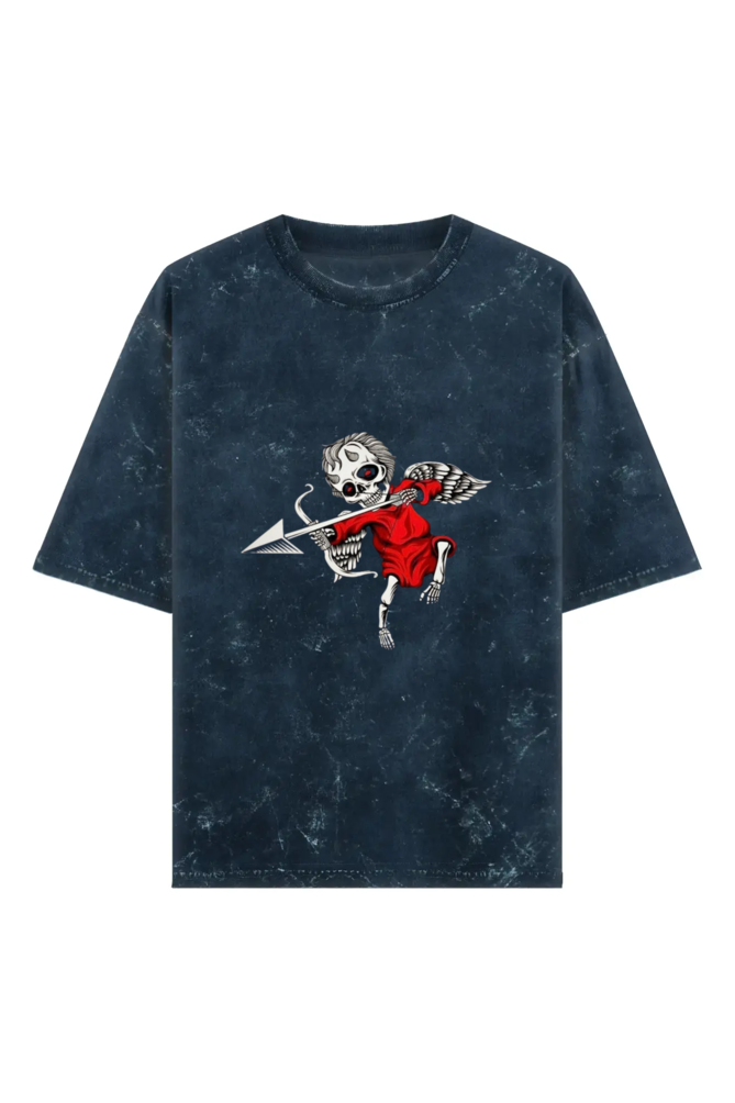 Scratchh Acid Wash Oversized T-Shirt | 240 GSM | Vintage Look
