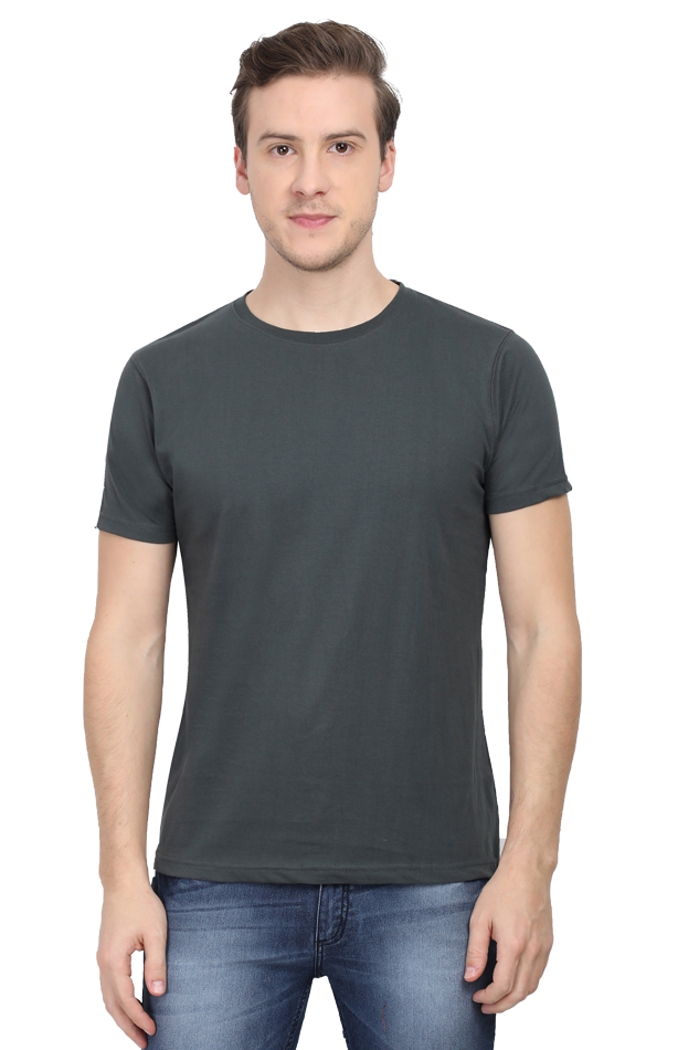 Scratchh Classic Crew Neck T-Shirt for Men | 180 GSM | Everyday Streetwear Fit