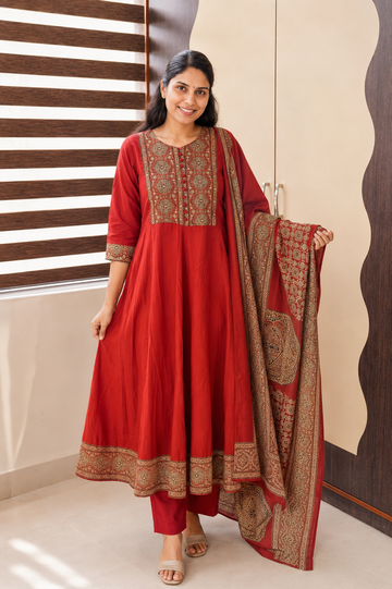 Cotton Anarkali Suits