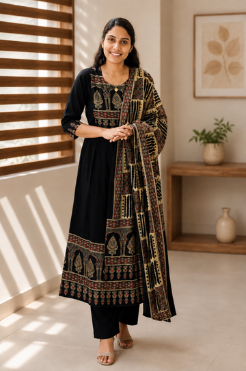 Black Anarkali suits