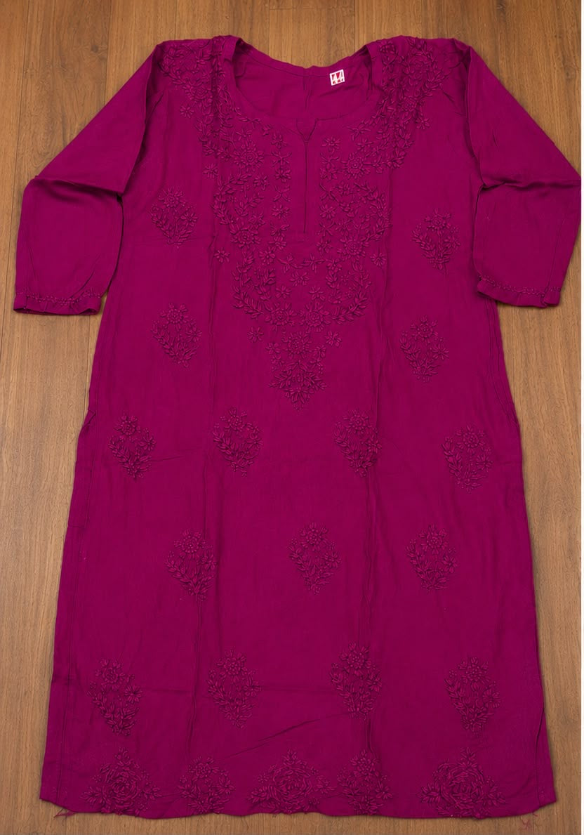 Wine  - Chikankari Top
