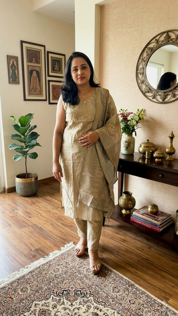 Sage Green - Roman Silk Suit