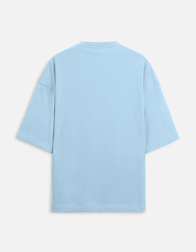 Scratchh Be Happy Terry Oversized Tee