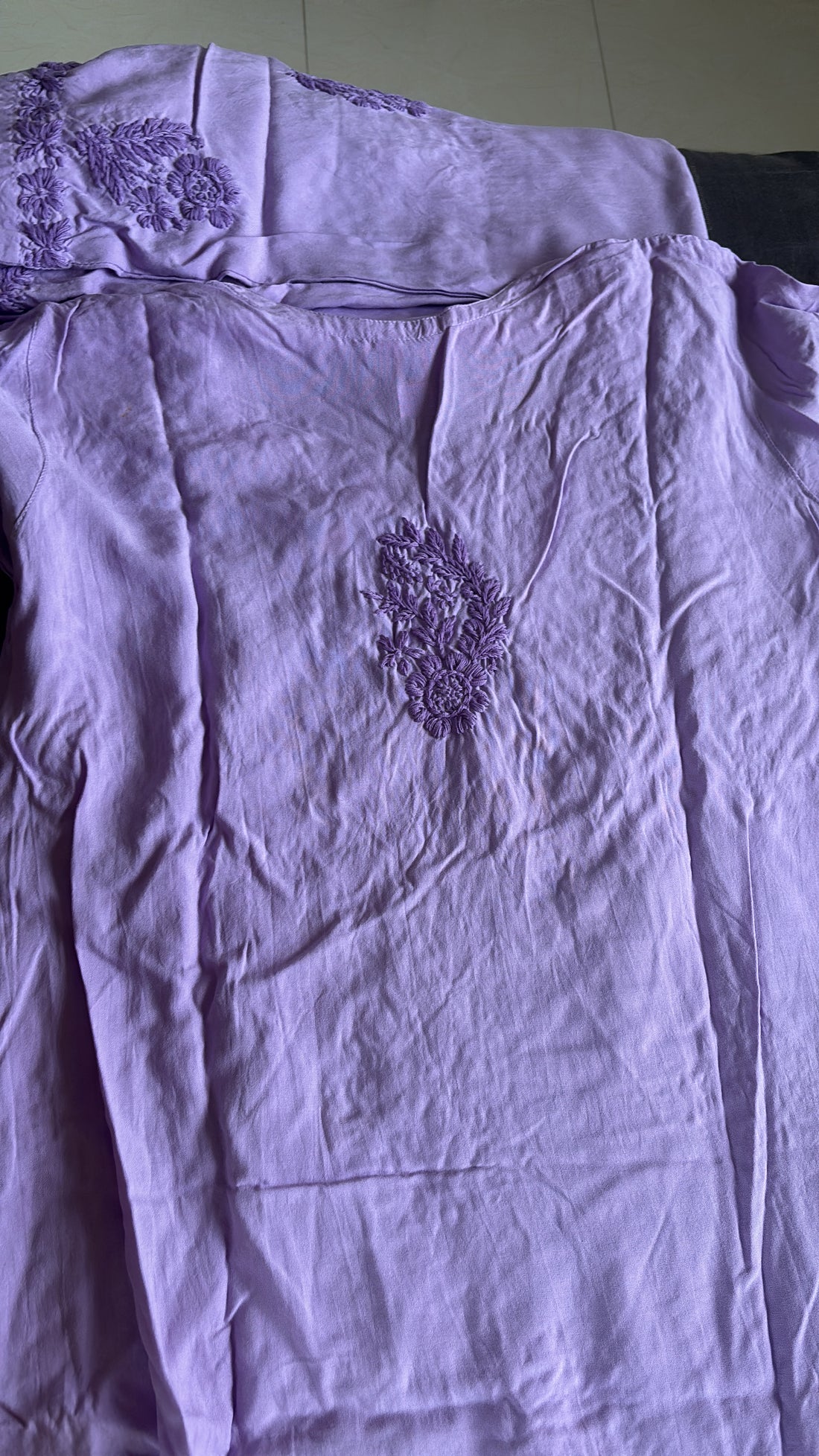 Lavender - Chikankari Set