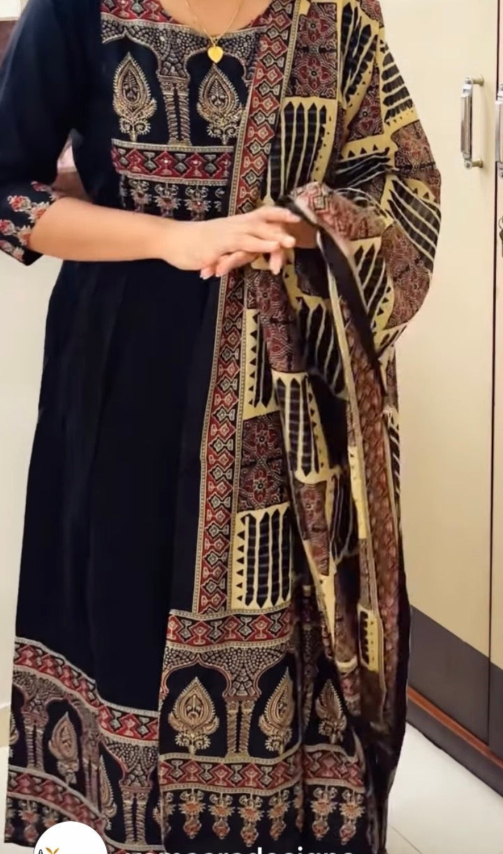 Black Anarkali suits