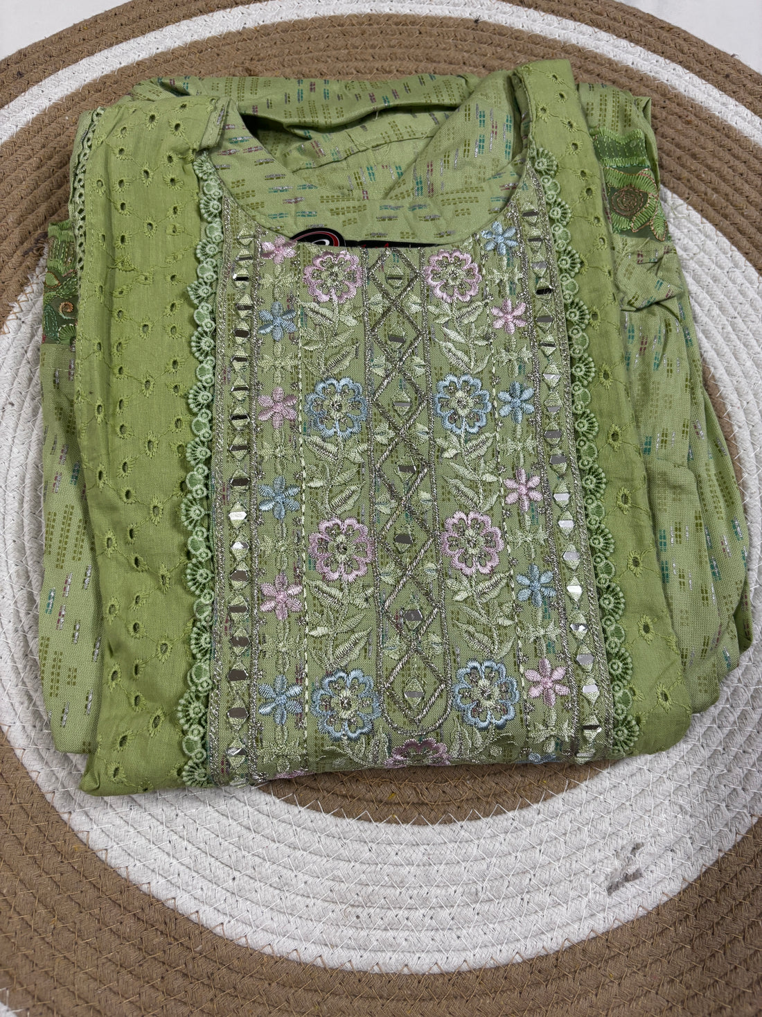 Pistachio Green - Anarkali