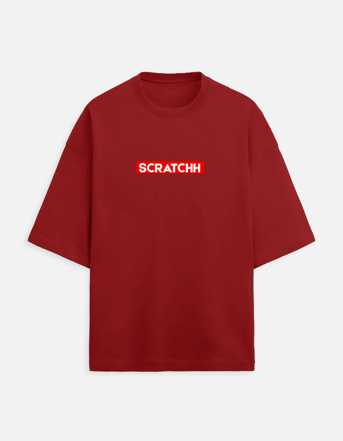 Scratchh Brand Unisex Terry Oversized Tee