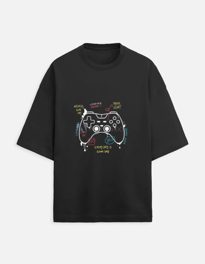 Scratchh Gameing Unisex Terry Oversized Tee