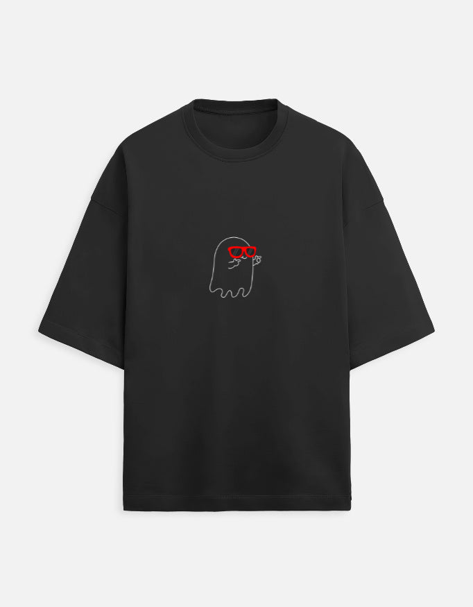Scratchh  Bhoot Unisex Terry Oversized Tee