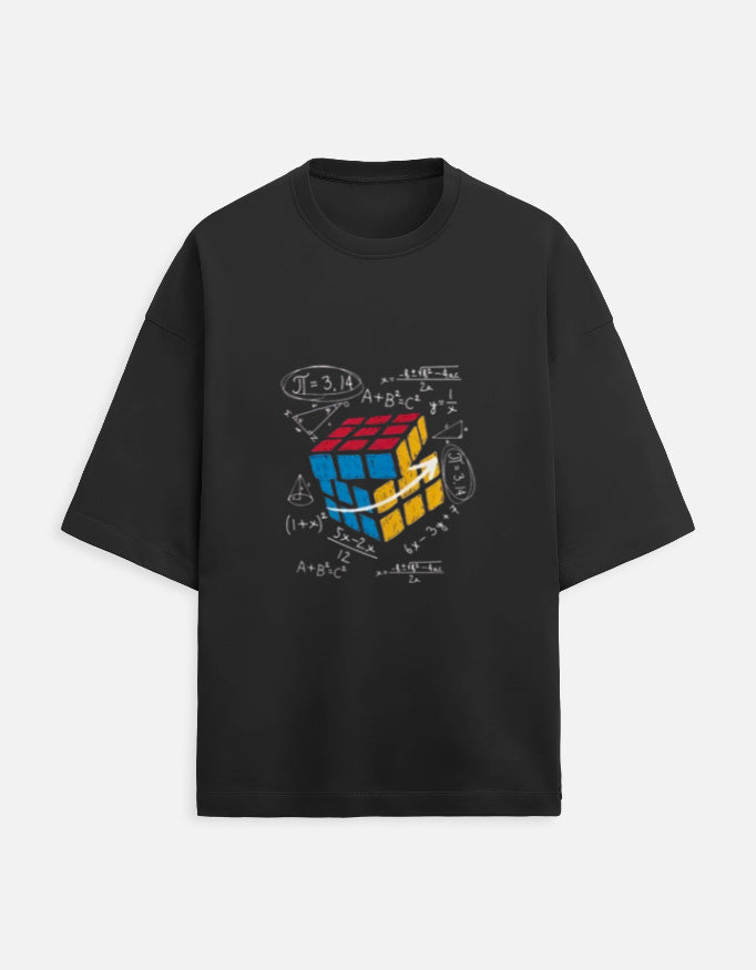 Scratchh Puzzal Unisex Terry Oversized Tee