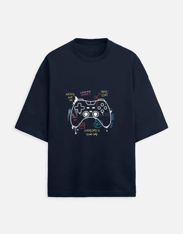 Scratchh Gameing Unisex Terry Oversized Tee
