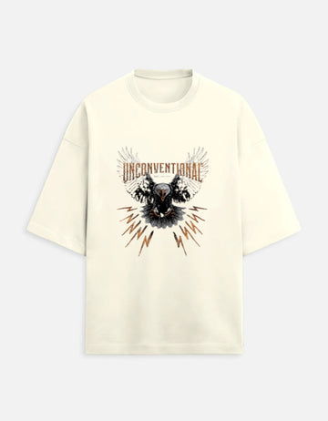 Scratchh Falcon Unisex Terry Oversized Tee