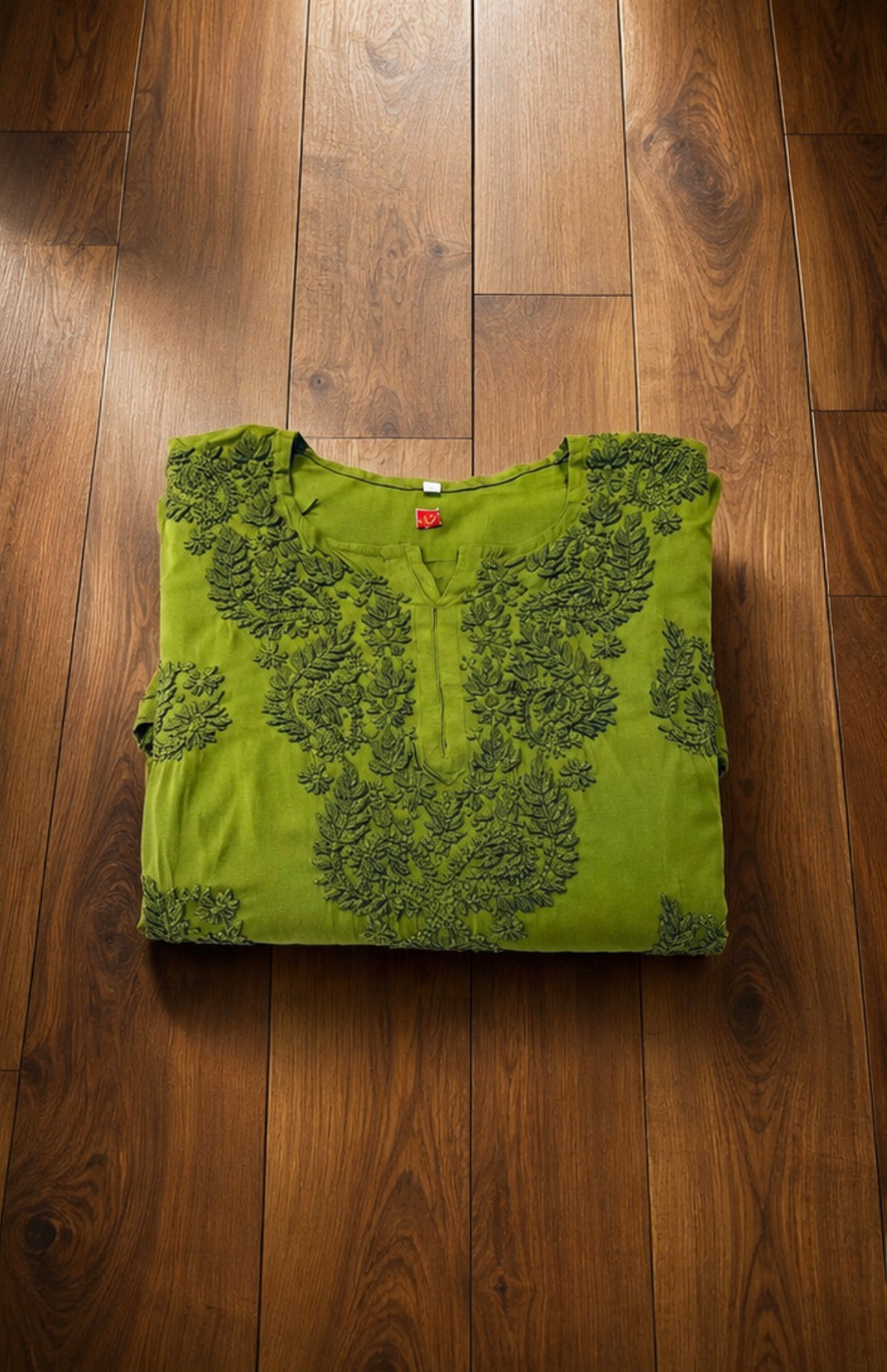 Olive Green - Chikankari Set